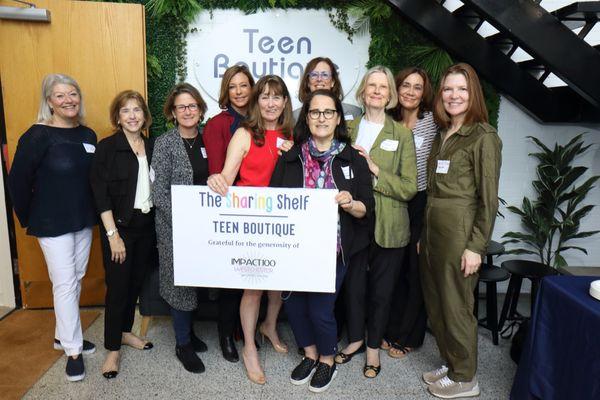 Official launch of Teen Boutique, our on-site free store for low-income teens.