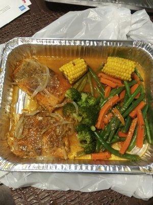 Salmon with Vegetables