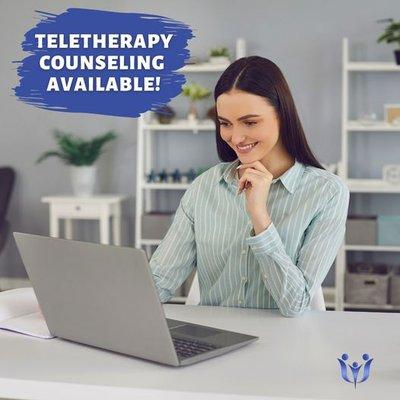 Our team offers teletherapy counseling to provide the support you're looking for from the comfort and safety of your home.