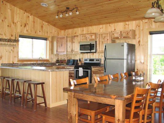 Kitchen & dining area for the 5 bedroom homes