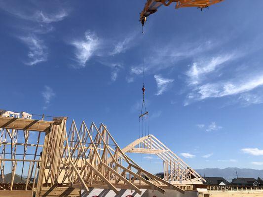 Quad pick bonus trusses Bozeman, MT.