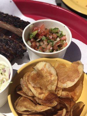 Fresh pico and chips made to order