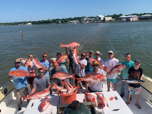 The Escape had a great catch of red snapper!