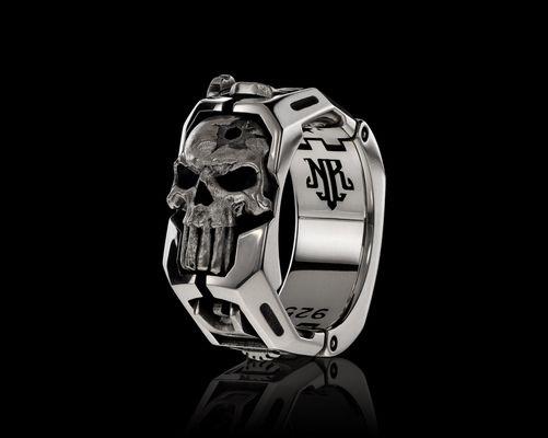 Sheepdog Stealth, Sterling Silver Skull Ring. AGAINST ALL ENEMIES, FOREIGN AND DOMESTIC.