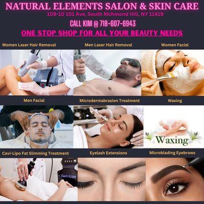 One Stop Shop for all your Beauty needs: Women Laser Hair Removal Men Laser Hair Removal Women Facial Men Facial Microdermabrasion