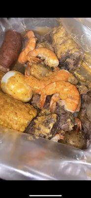 Turkey Neck & Shrimp Boil