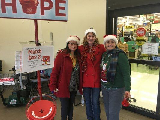 Ringing Bells for the Salvation Army with Leah Devine and Kathy Edwards