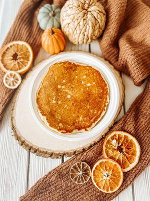 Pumpkin Spice Protein Pancakes