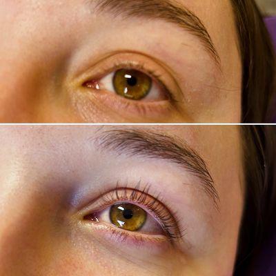 Lash lift/tint