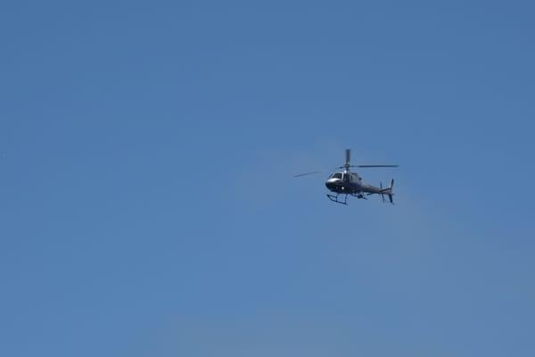 LAPD heli overflying.