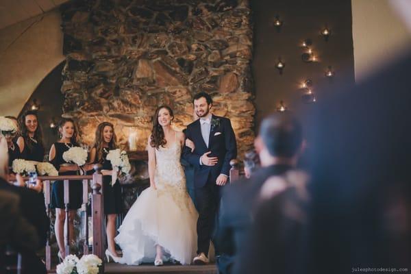 We had our ceremony indoors and loved how intimate it was!