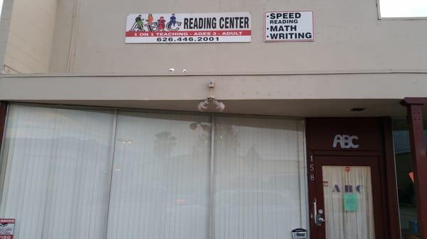 ABC reading front entrance