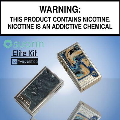 The Suorin Elite Kit is now available at The Vape Shop!