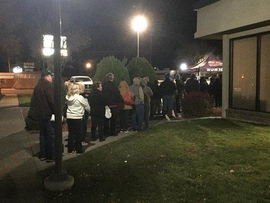 Folks lined up super early to get the best loan rates of the year at our Annual Black Wednesday Loan Sale!