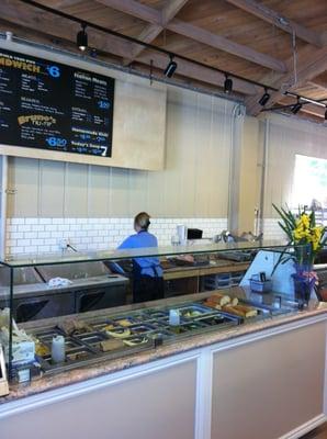 The fresh and made-to-order sandwich bar.