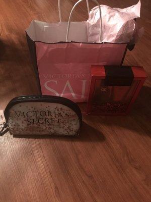 cosmo bag, 5/$28 and Very Sexy lotion and body mist set