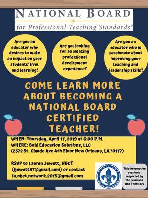 NBCT Info Session