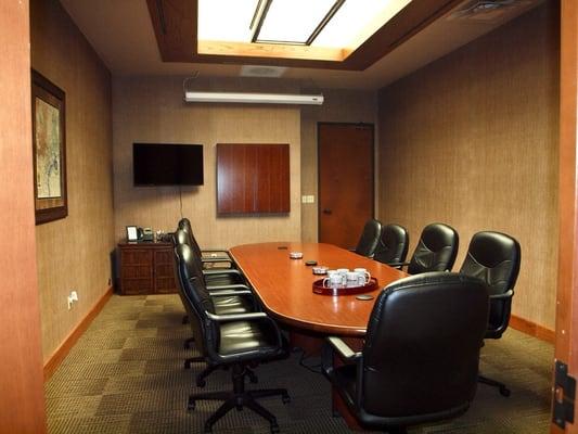 Executive Boardroom, LCD tv, whiteboard, screen, phone and wifi