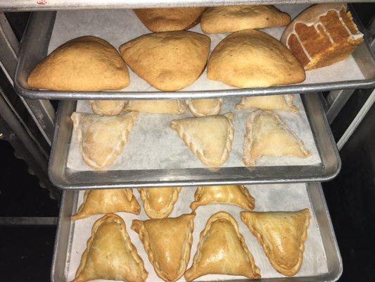 Empañadas: Cream, Pumpkin and Pineapple