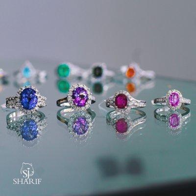 We have the largest selection of color gemstone jewelry in the Sacramento Region