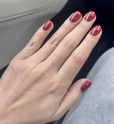 European gel manicure