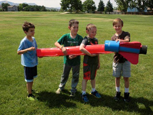 Space Voyage Summer Camp. "We have recovered the rocket, Sir!"