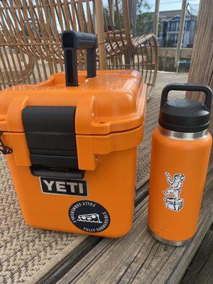 Bought a yeti go box. Didn't need it, but it was orange!!! Thank you Jill and great talking with you. See you all again soon!