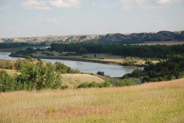 Missouri River near the hotel