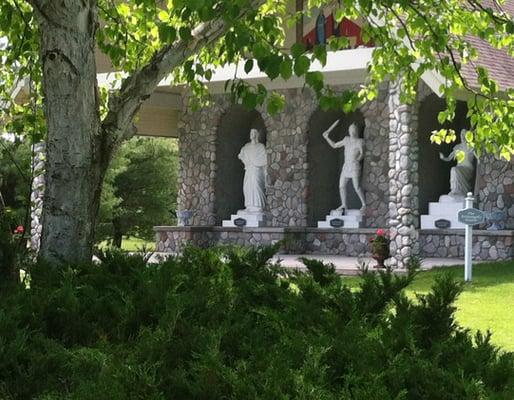 The Archangel Grotto at the Marian Center in Joy Valley, Petoskey, MI