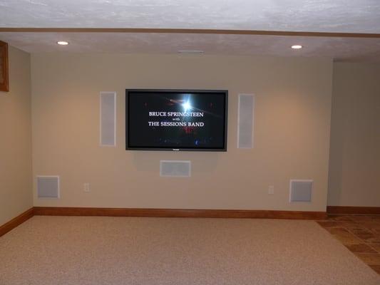 Basement home theater