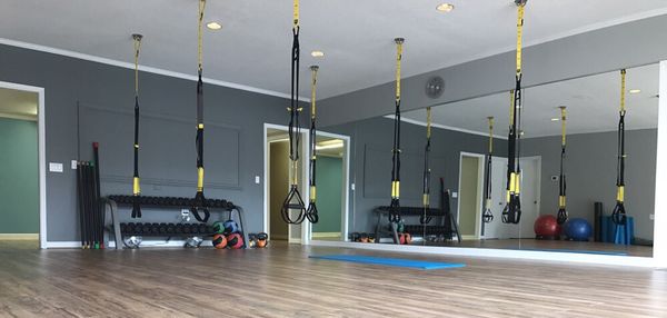 Main Fitness Room with TRX.