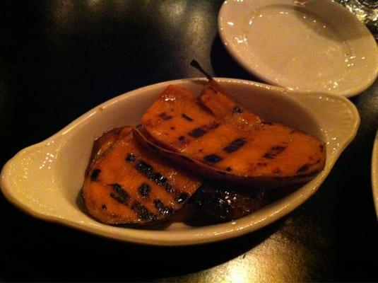 Grilled sweet potatoes!