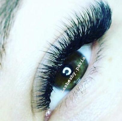 Hybrid eyelash extension