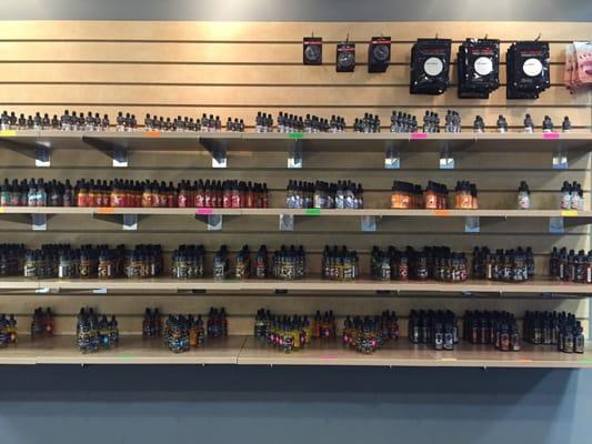 Big collection of e-juice . Just love it !