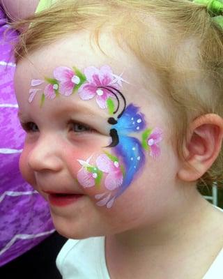 butterfly face painting CT