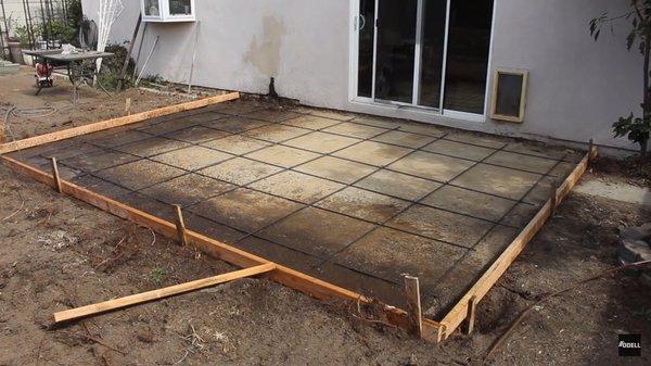 Picture BEFORE Poring concrete