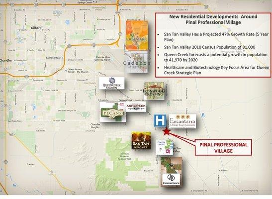 Map of San Tan Valley Location: AZ ORAL FACIAL AND IMPLANT SURGERY