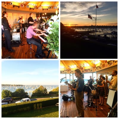 The Ward Eights wedding band playing at the Eastern Yacht Club in September 2015.