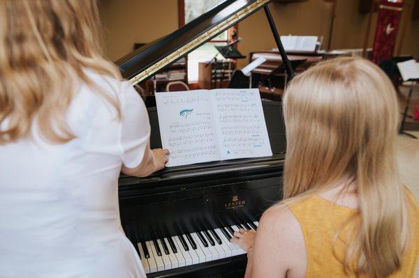 Piano lesson