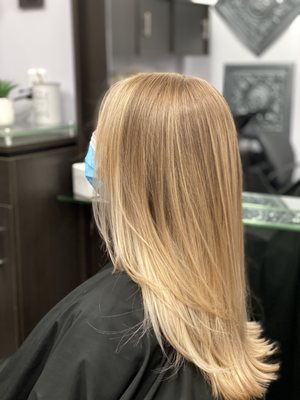 Teased Balayage