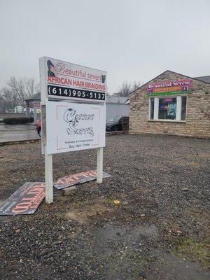 Store Sign + Exterior View