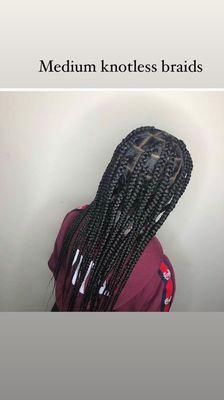 Knotless braids