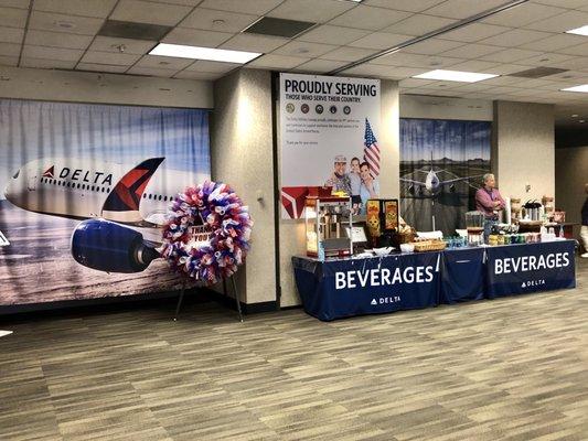 Delta Military Holiday Lounge