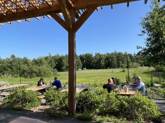 View from the outdoor seating area