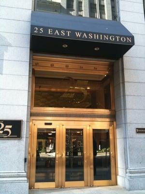 Entrance on Washington