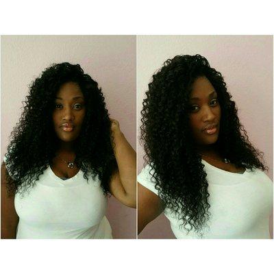 Brazilian Deep Wave with minimal leave out & side part.