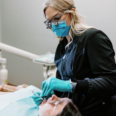 Call or text our office to schedule a dental cleaning with one of our dental hygienists.