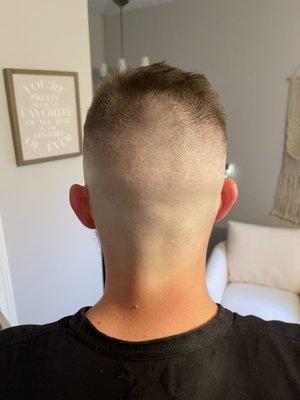 Horrible haircut