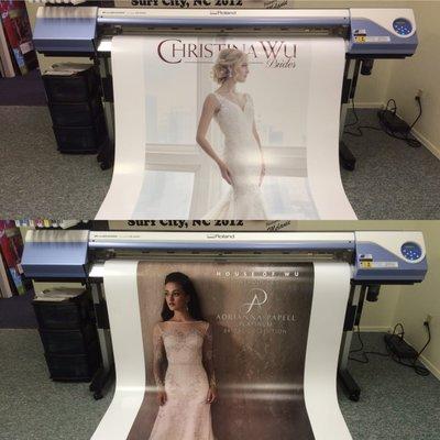 Bridal show posters for House of Wu. Fort Myers, Florida.