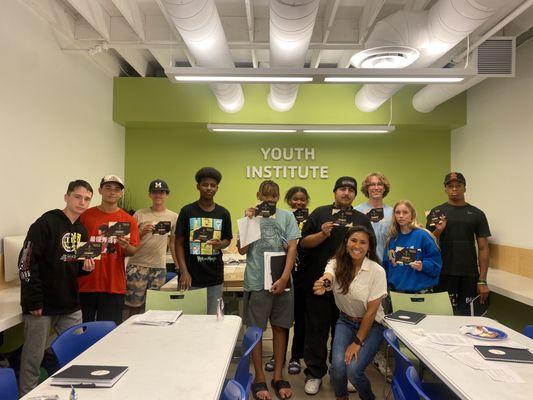 We work with youth programs to teach concepts of financial literacy and wealth building